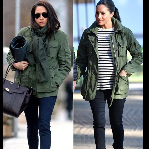 Vince Jackets & Blazers - VINCE Vince Military Jacket In Green seen on celebs Meghan Markle style Medium